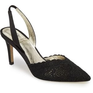 Adrianna Papell Slingback Pump Heels, Black